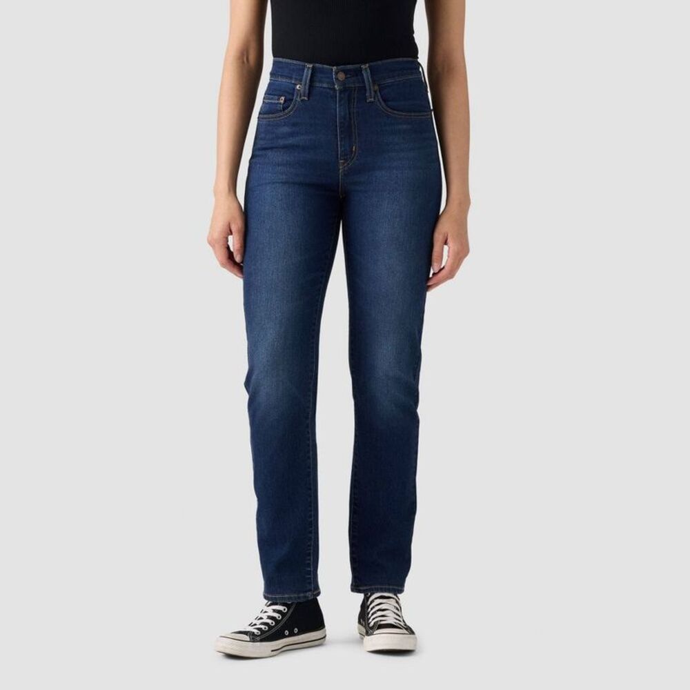 Levi's Women's 724 High-Rise Straight Leg Jeans - Chelsea Carbon Glow 28
